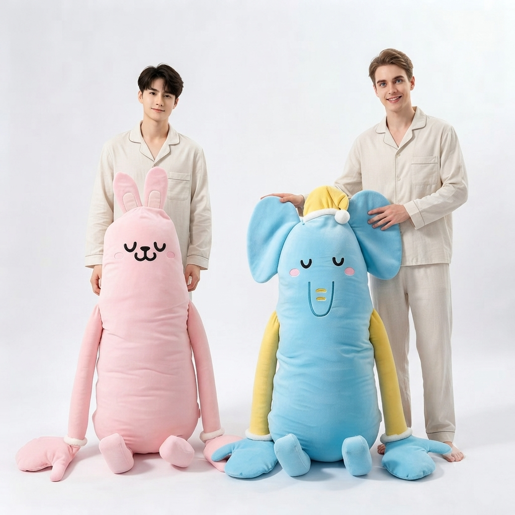 Coussin en Peluche Câlin – Grande Peluche Douce
