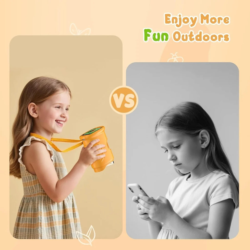 Microscope Éducatif pour Enfants – Grossissement 1000× avec LED, Photo et Vidéo