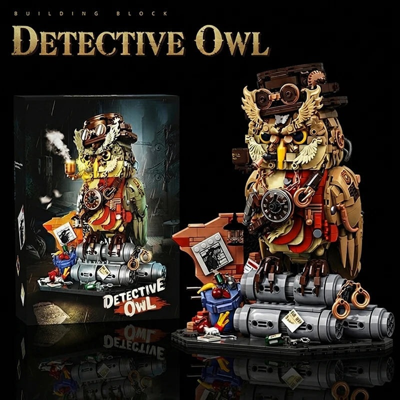 Set de Briques de Construction Hibou Détective – 1286 Pièces
