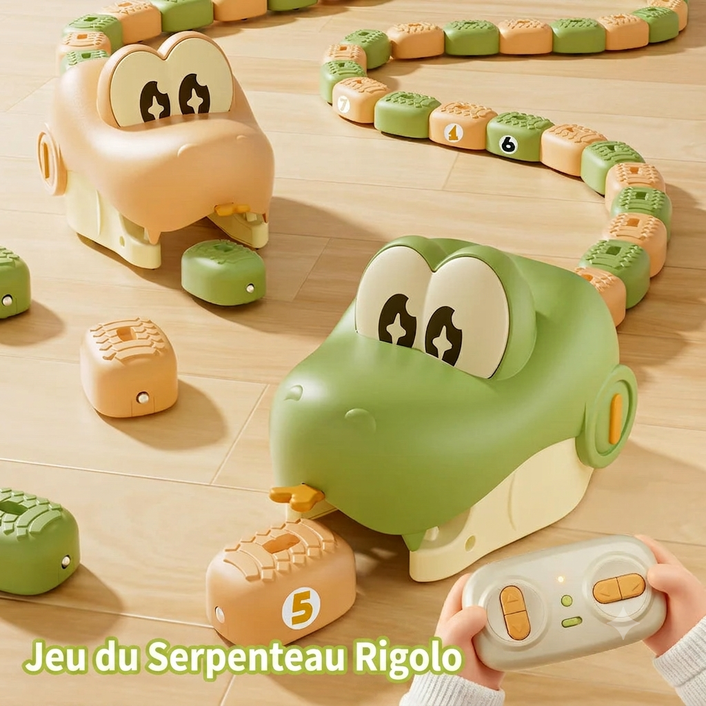 Serpent RC Magnétique Jouet Interactif