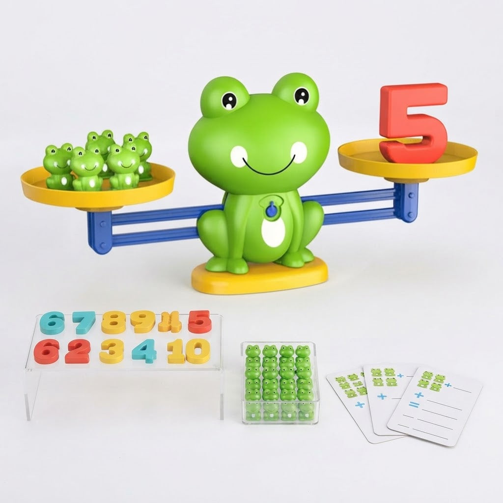 Jeu de balance grenouilles – Mathématiques amusantes