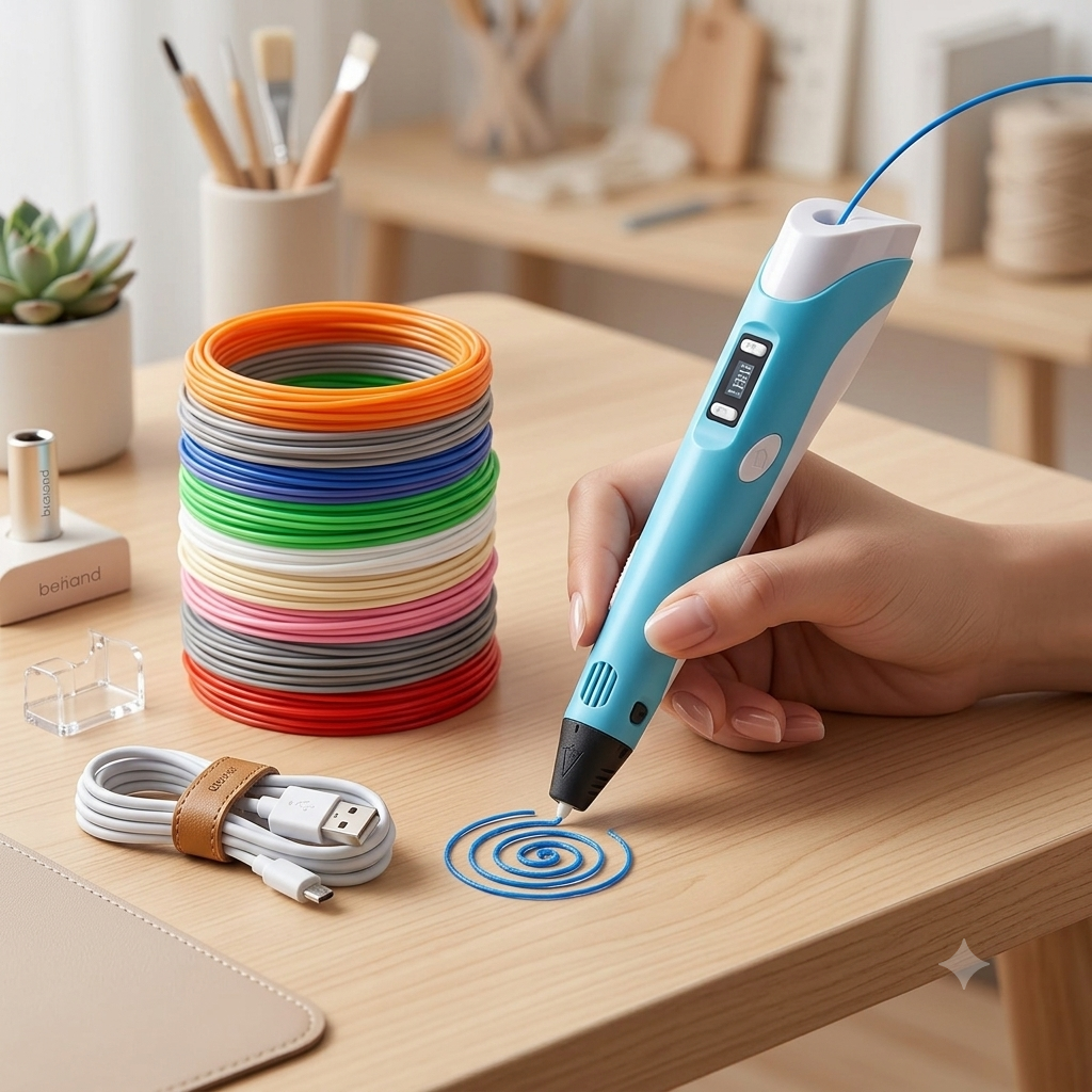 Stylo 3D Électronique avec 9 m de Fil PLA
