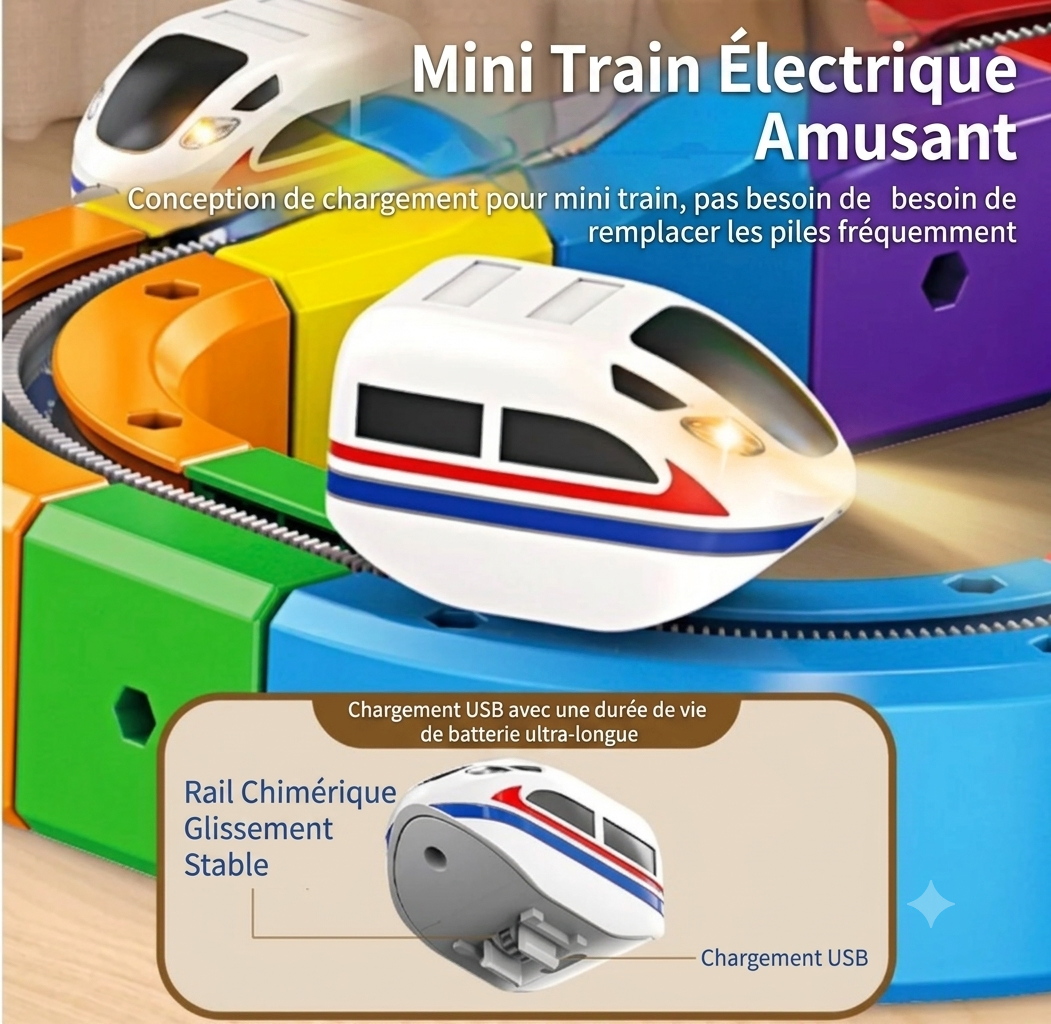 WonderRail™ – La voie ferrée modulaire 3D pour les petits constructeurs curieux