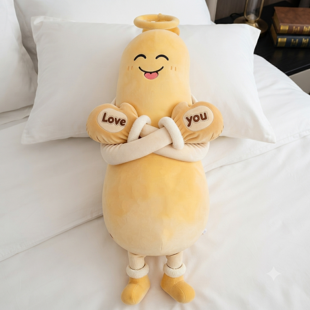 Coussin en Peluche Câlin – Grande Peluche Douce