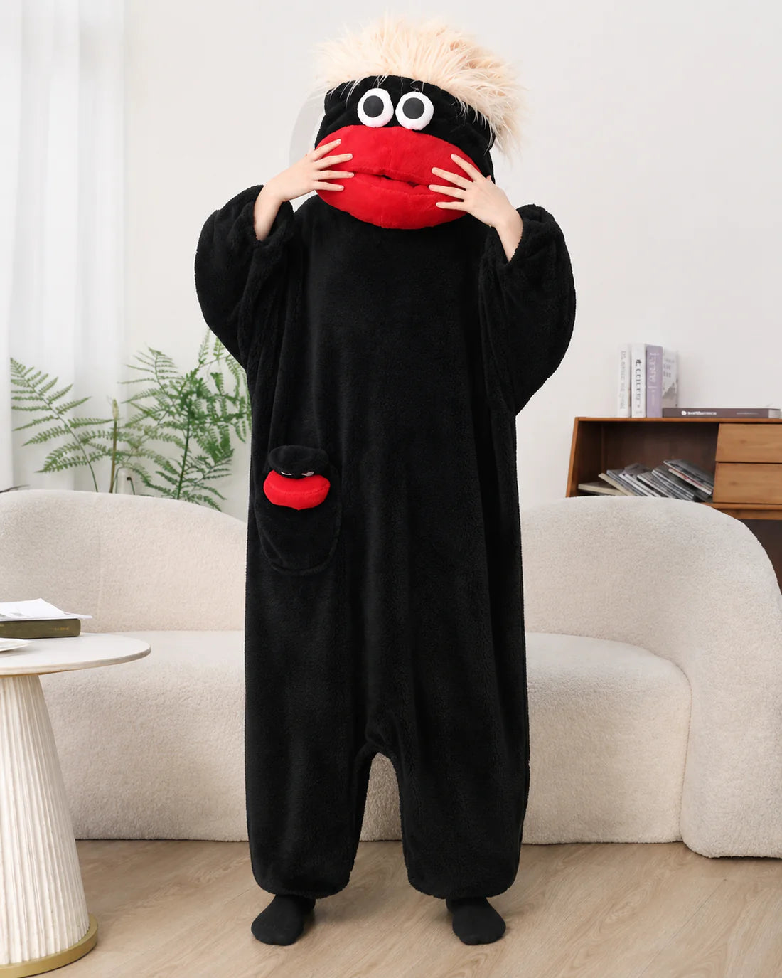 SnuggleGoof – Pyjama Combinaison Enfant Motif Monstre Rigolo