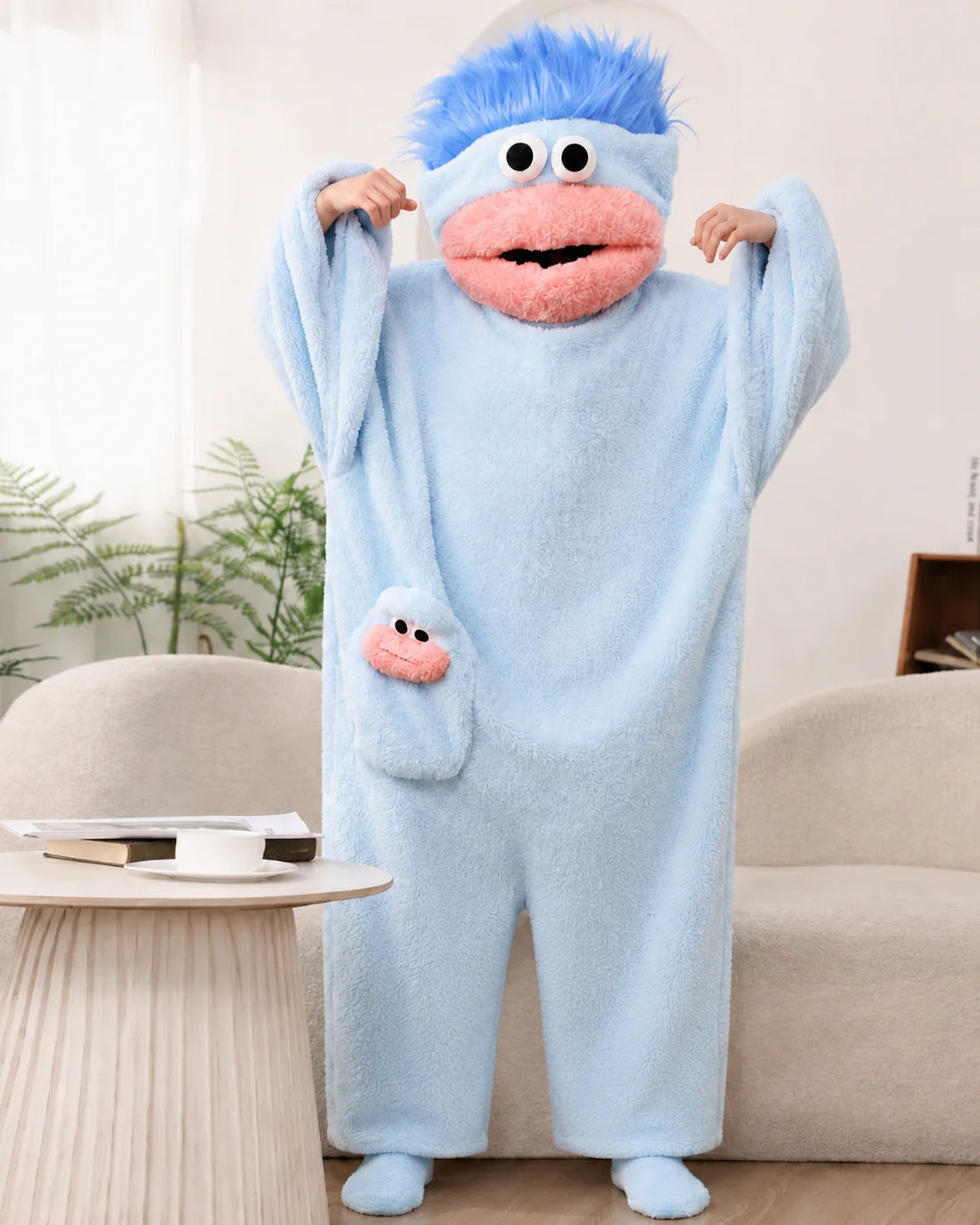 SnuggleGoof – Pyjama Combinaison Enfant Motif Monstre Rigolo