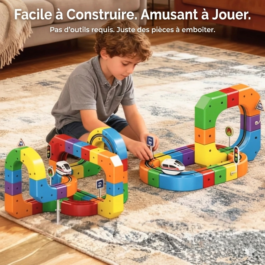WonderRail™ – La voie ferrée modulaire 3D pour les petits constructeurs curieux