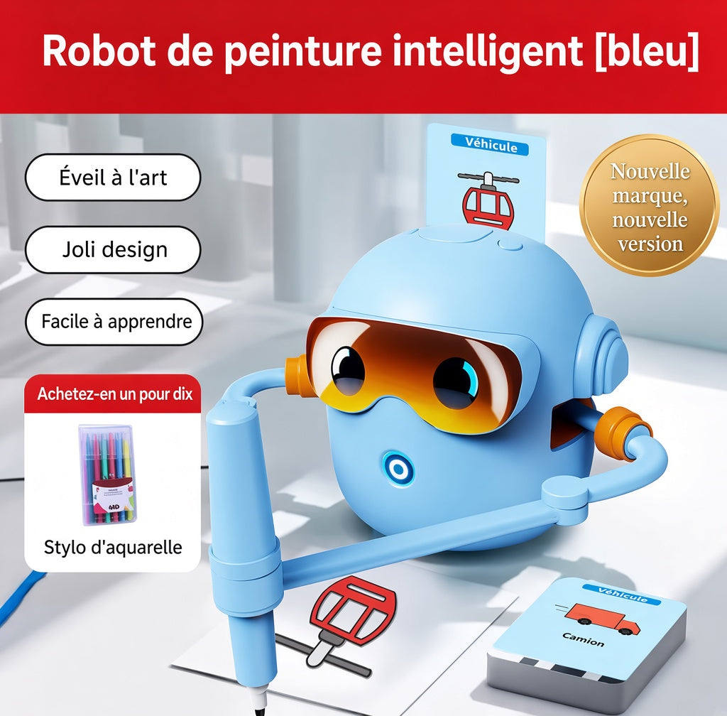 Robot Dessinateur Intelligent – Jouet Éducatif et Créatif pour Enfants