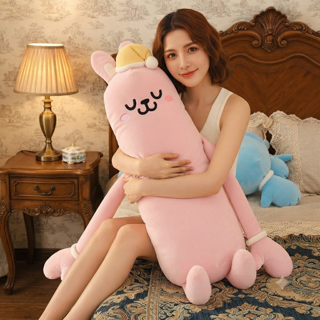 Coussin en Peluche Câlin – Grande Peluche Douce