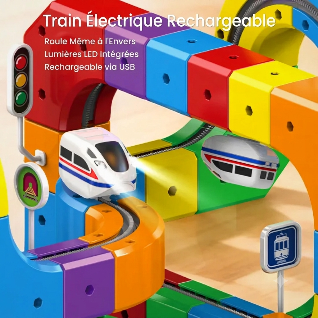 WonderRail™ – La voie ferrée modulaire 3D pour les petits constructeurs curieux