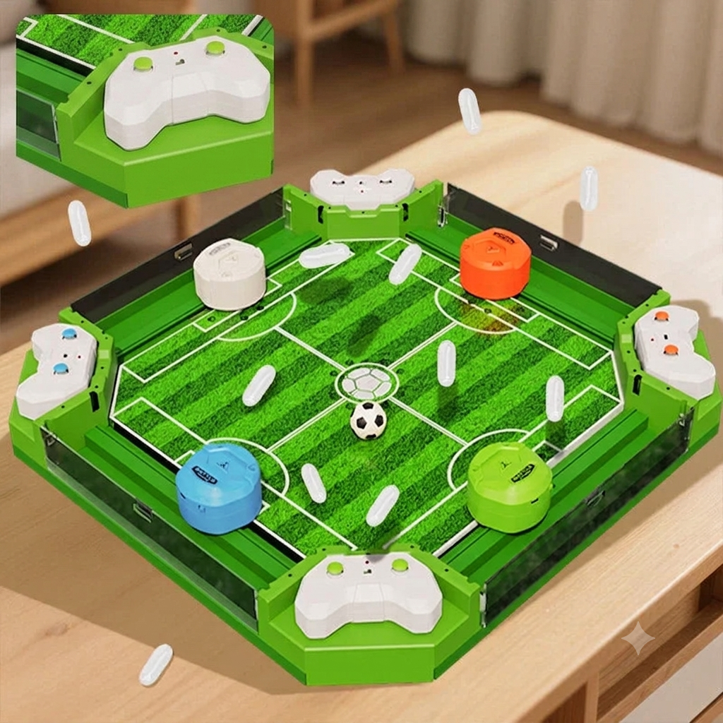 Jeu de Football de Table Arcade 4 Joueurs – Fun en Famille & Système de Points