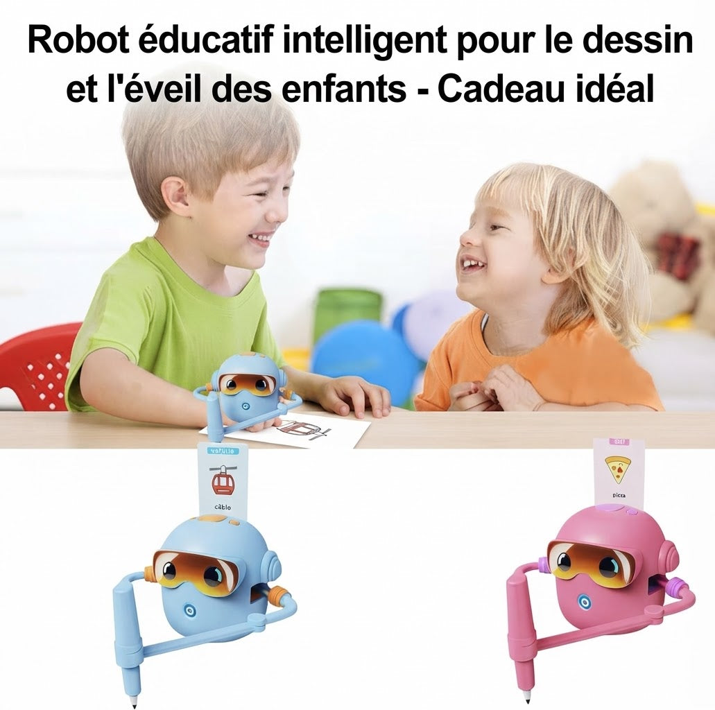 Robot Dessinateur Intelligent – Jouet Éducatif et Créatif pour Enfants