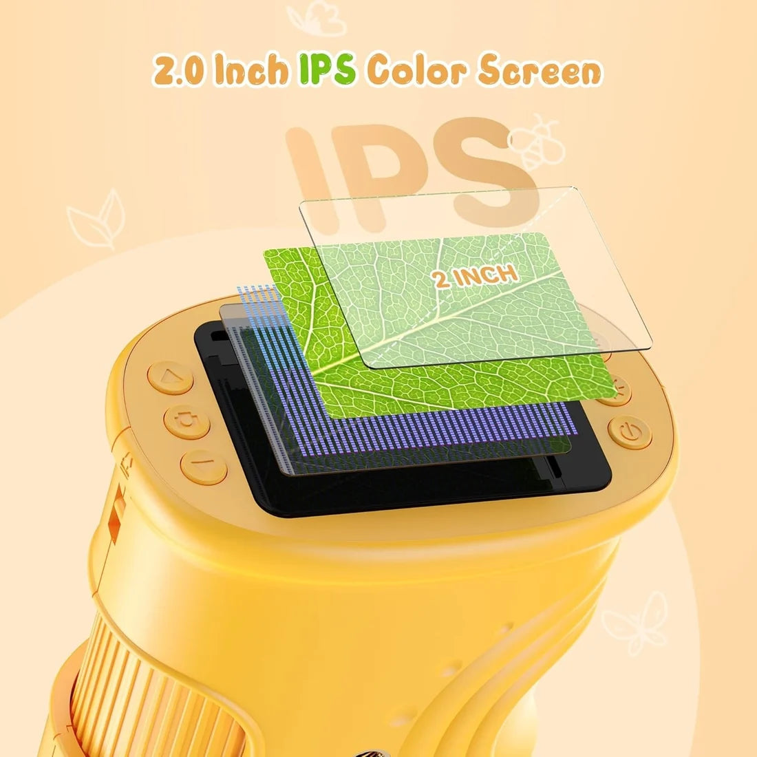Microscope Éducatif pour Enfants – Grossissement 1000× avec LED, Photo et Vidéo
