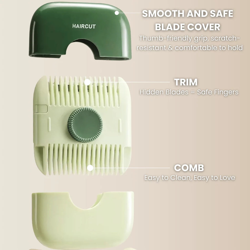 Snip-Snip Buddy : Le Peigne Coupe-Cheveux Sympa pour Enfants – Marron