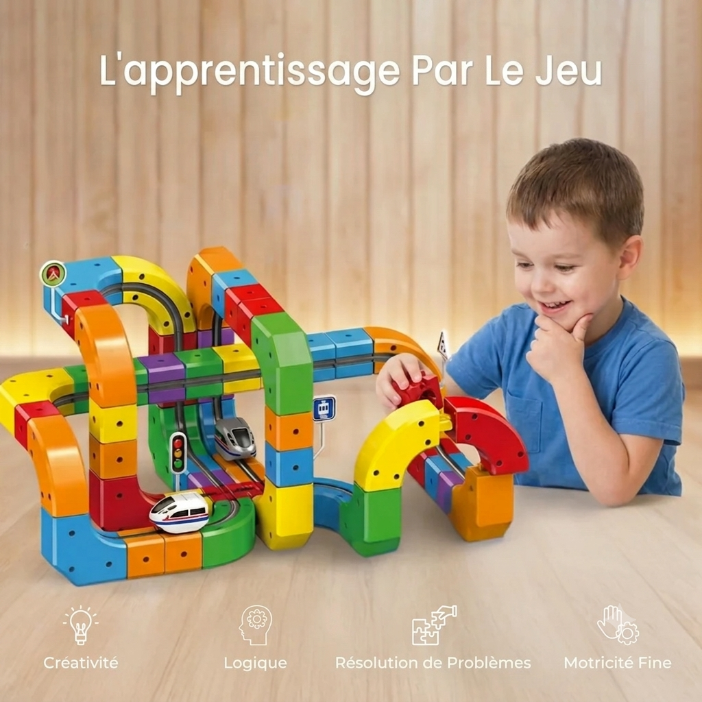 WonderRail™ – La voie ferrée modulaire 3D pour les petits constructeurs curieux