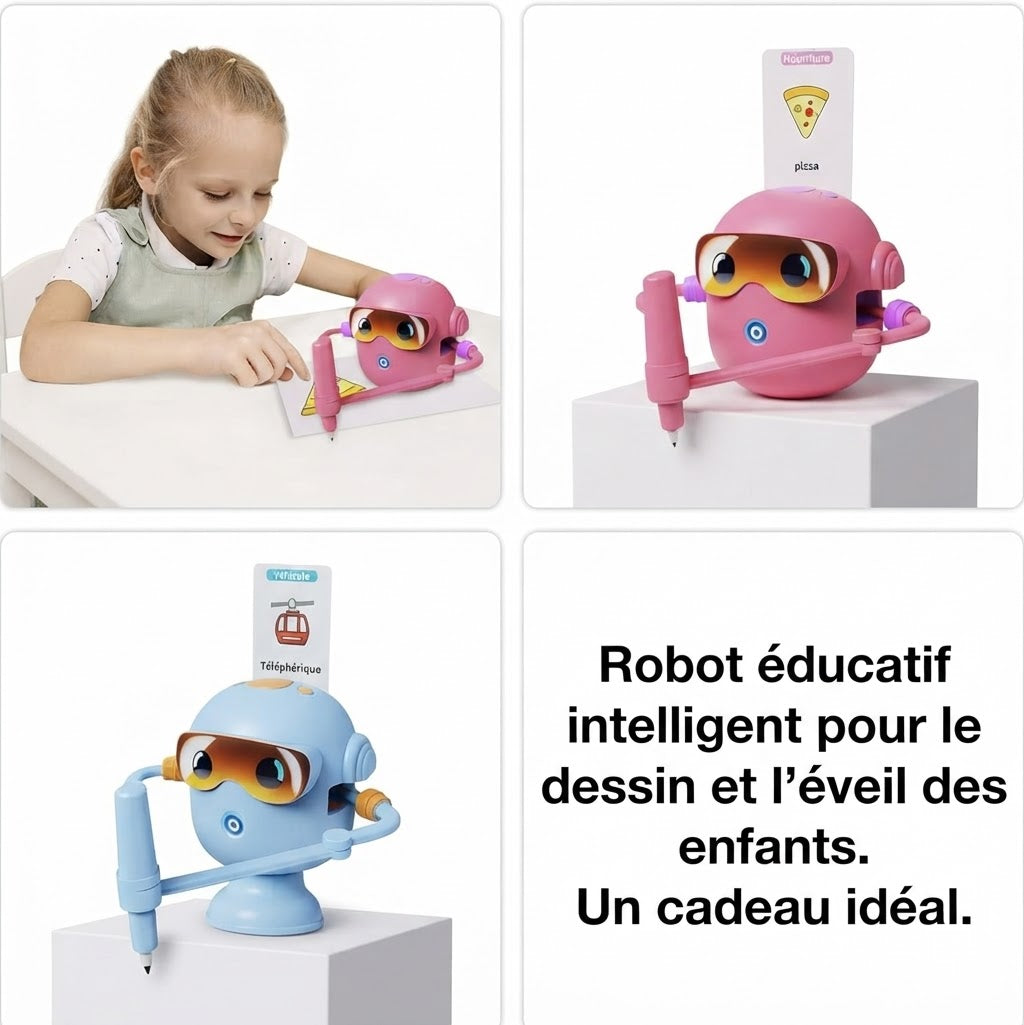 Robot Dessinateur Intelligent – Jouet Éducatif et Créatif pour Enfants