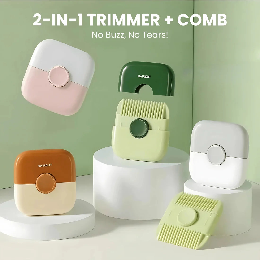 Snip-Snip Buddy : Le Peigne Coupe-Cheveux Sympa pour Enfants – Marron