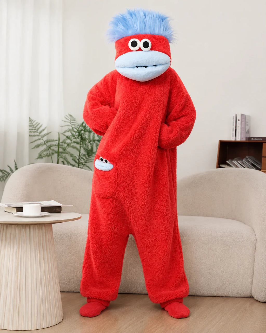 SnuggleGoof – Pyjama Combinaison Enfant Motif Monstre Rigolo