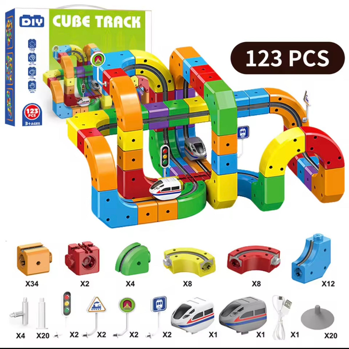 WonderRail™ – La voie ferrée modulaire 3D pour les petits constructeurs curieux