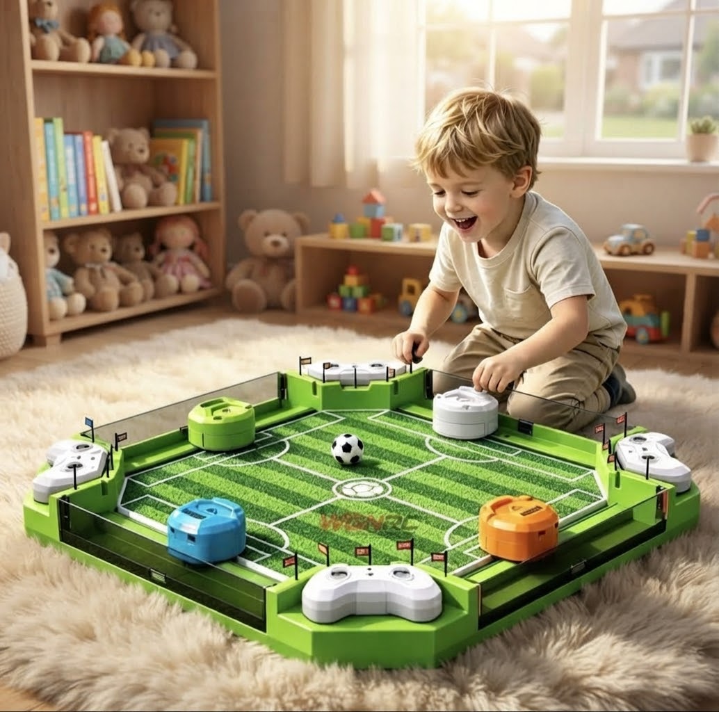 Jeu de Football de Table Arcade 4 Joueurs – Fun en Famille & Système de Points