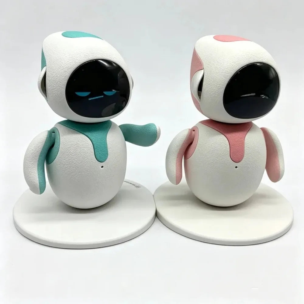 Robot Intelligent IA Électronique Automatisé à Détection Tactile, Interaction Émotionnelle, Vocal, Multi-Modes, Mignon, Idéal pour Fêtes et Cadeaux d’Anniversaire