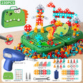 Kit d'Outils DIY 2D/3D pour Enfants – Perceuse Électrique Jouet, 228-230 Pièces
