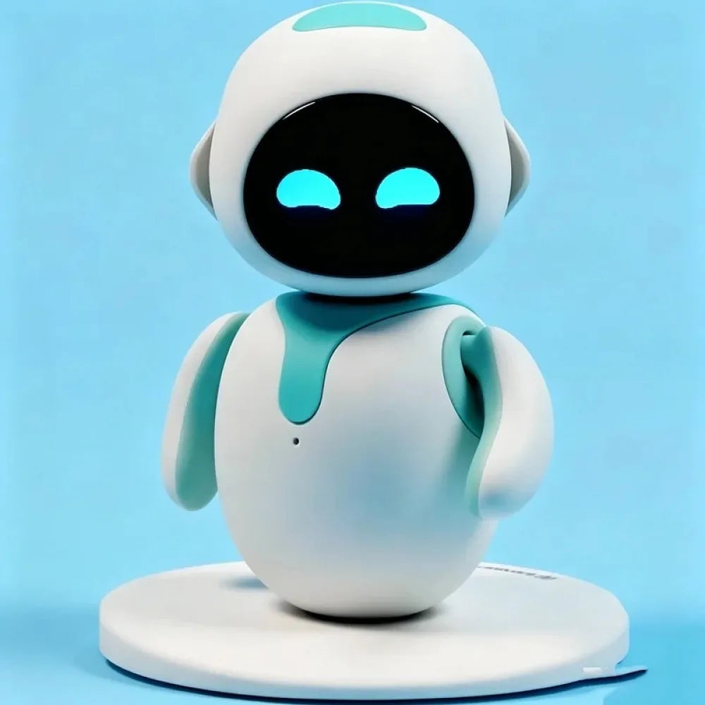 Robot Intelligent IA Électronique Automatisé à Détection Tactile, Interaction Émotionnelle, Vocal, Multi-Modes, Mignon, Idéal pour Fêtes et Cadeaux d’Anniversaire