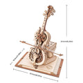 Puzzle 3D en Bois Robotime ROKR – Boîte à Musique "Violoncelle Magique"